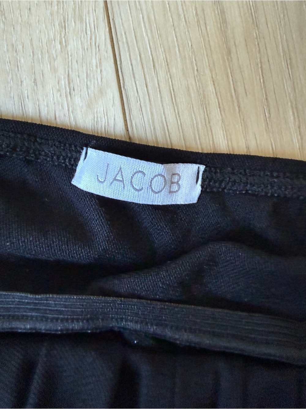 Jacob Y2K Black Lace Babydoll Lingerie Style Top - Picture 5 of 6